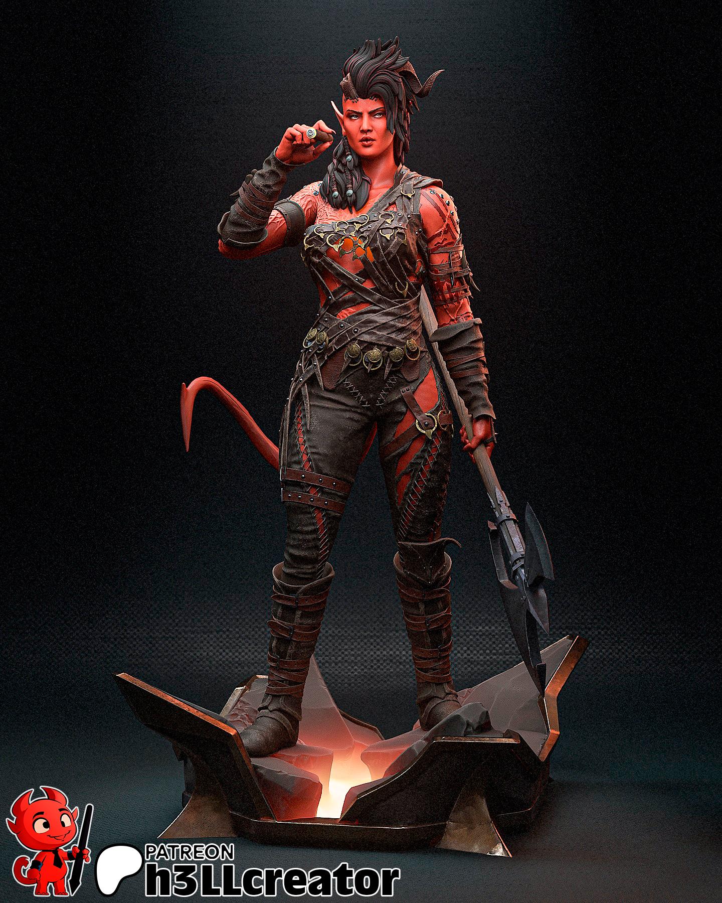 Karlach Complete | figure inspired by Baldurs Gate