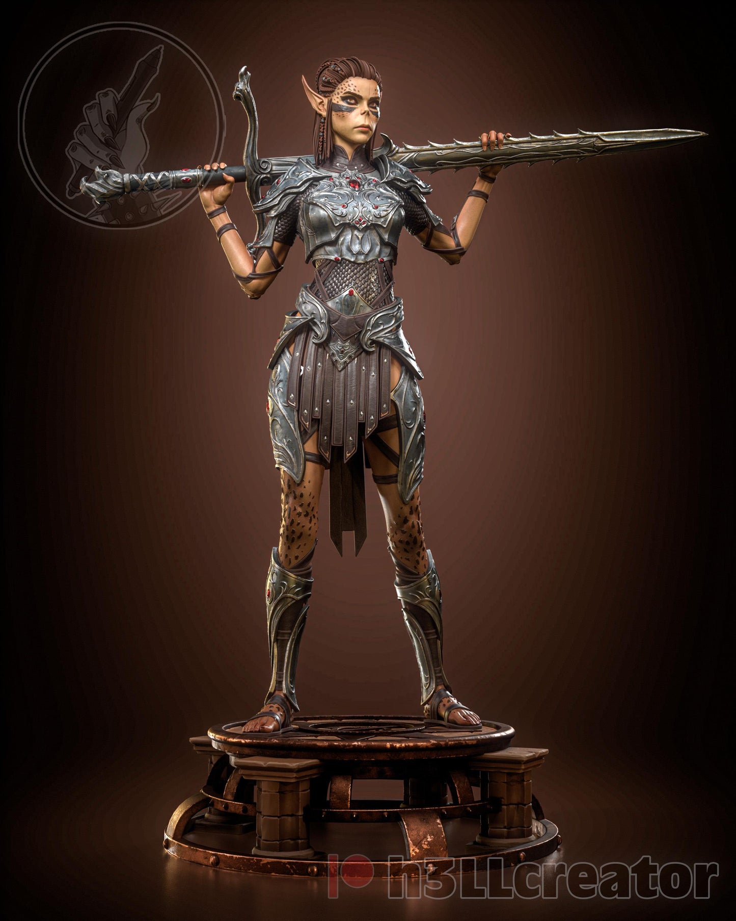 Lae Zel Complete | figure inspired by Baldurs Gate