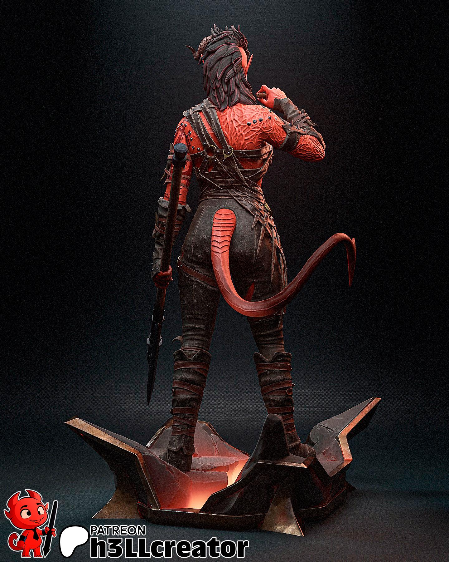 Karlach Complete | figure inspired by Baldurs Gate