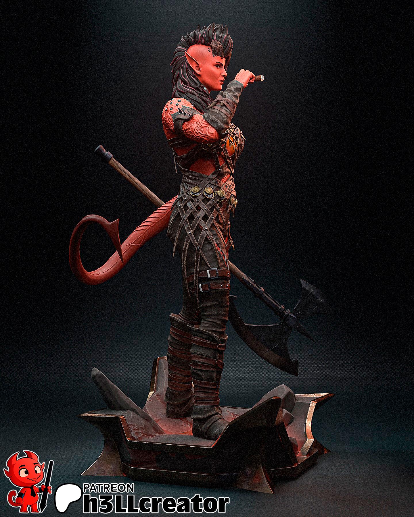 Karlach Complete | figure inspired by Baldurs Gate