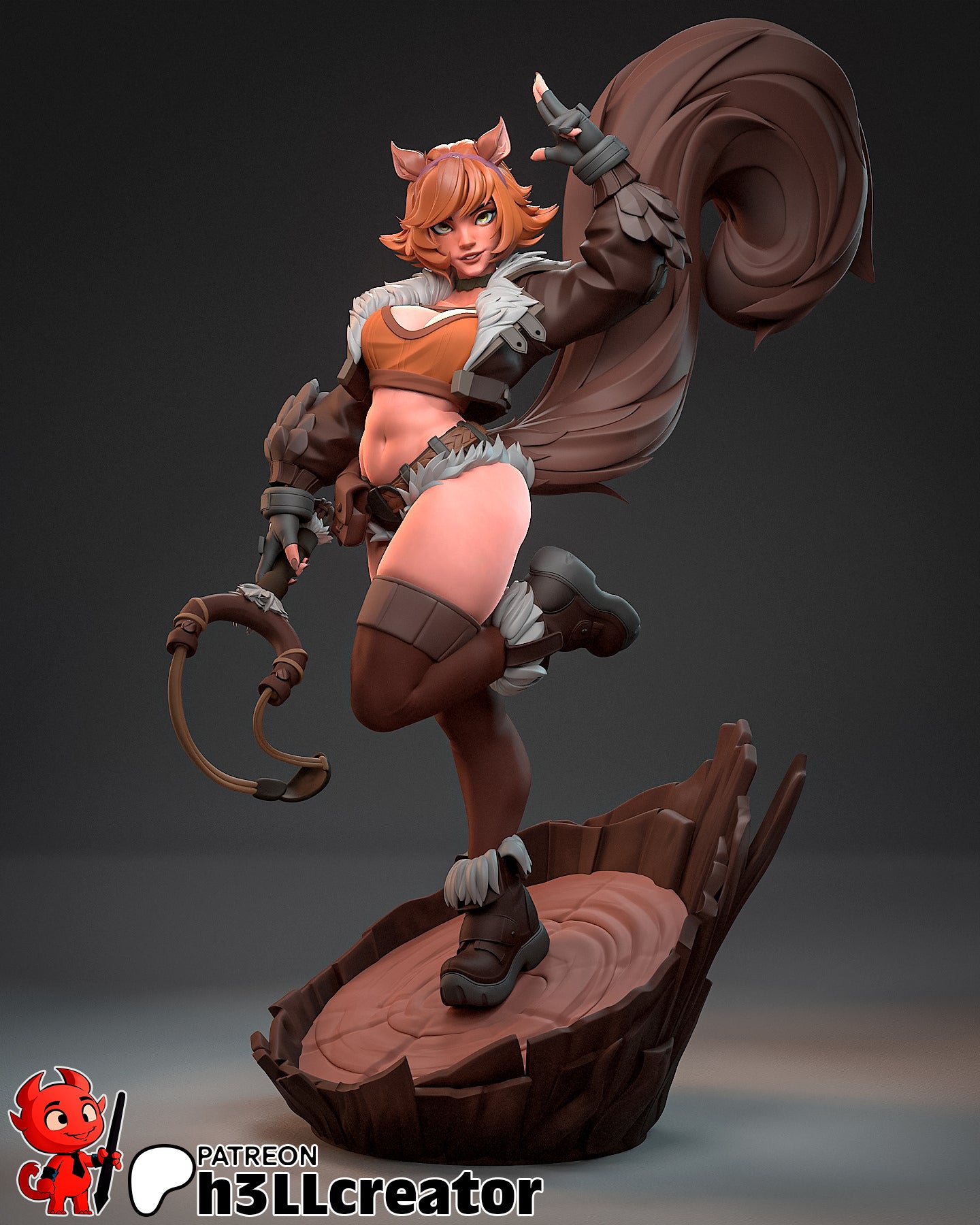 Squirrel Girl figure | figure inspired by Marvel Rivals