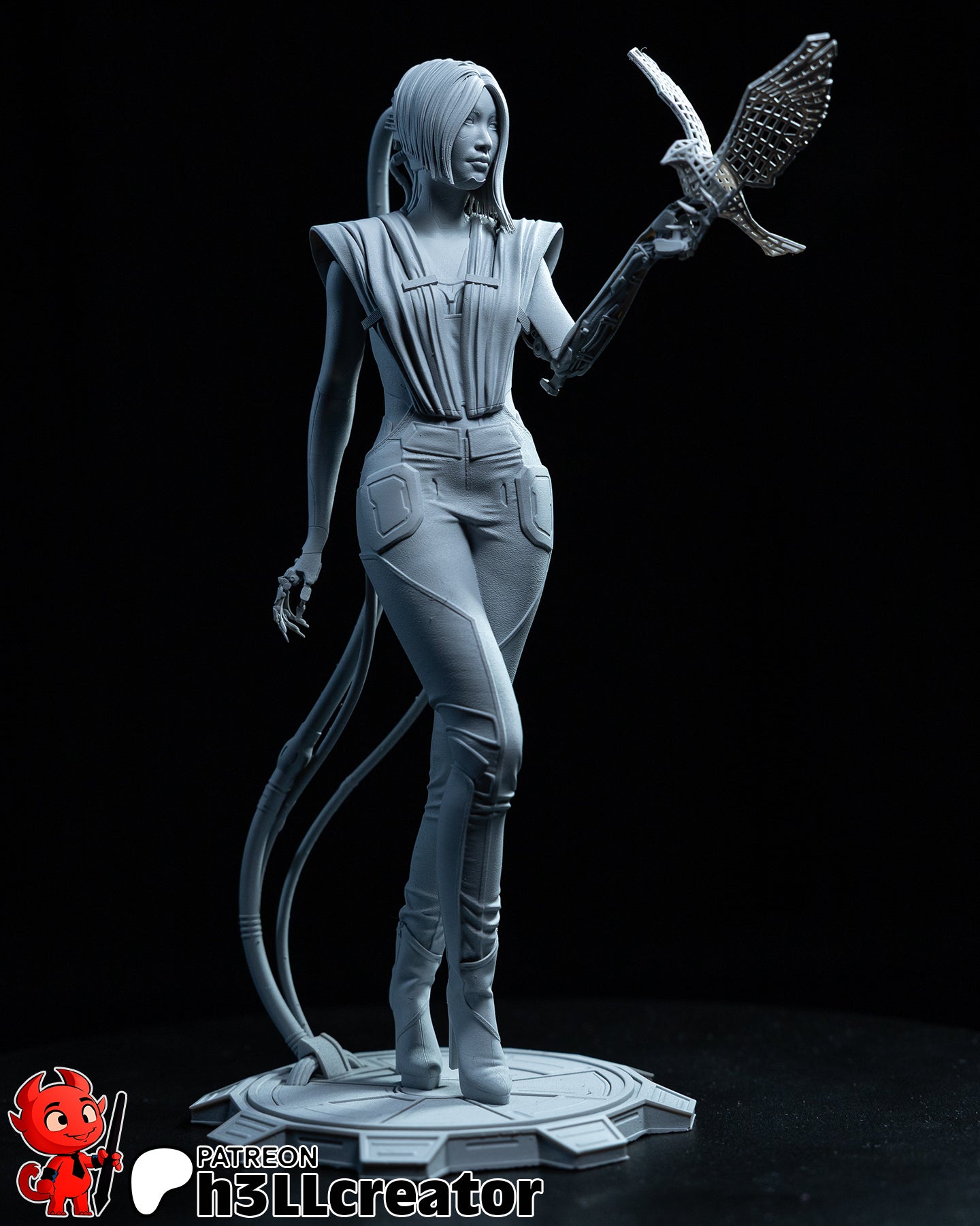 Song Bird figure | figure inspired by Cyberpunk 2077