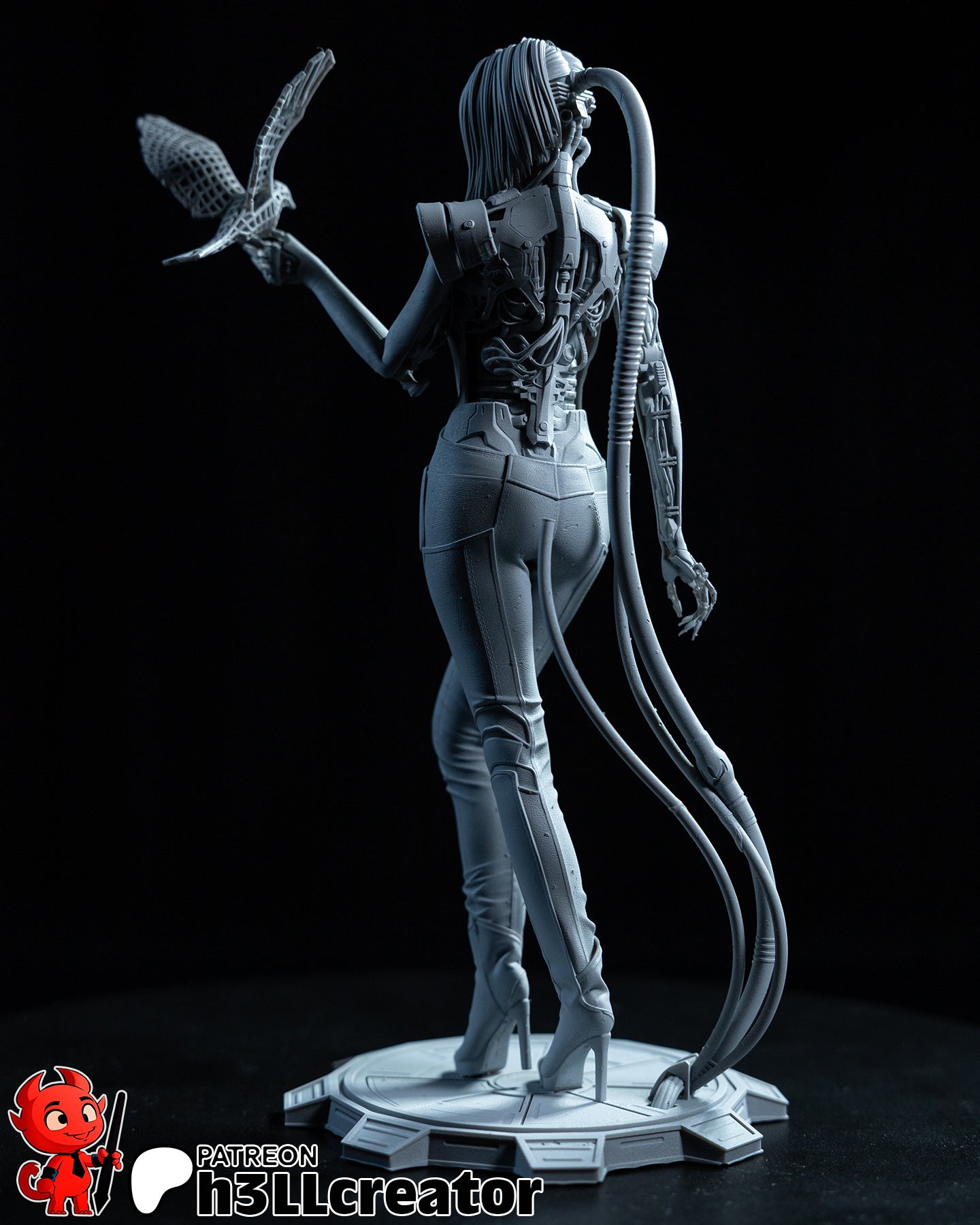 Song Bird figure | figure inspired by Cyberpunk 2077