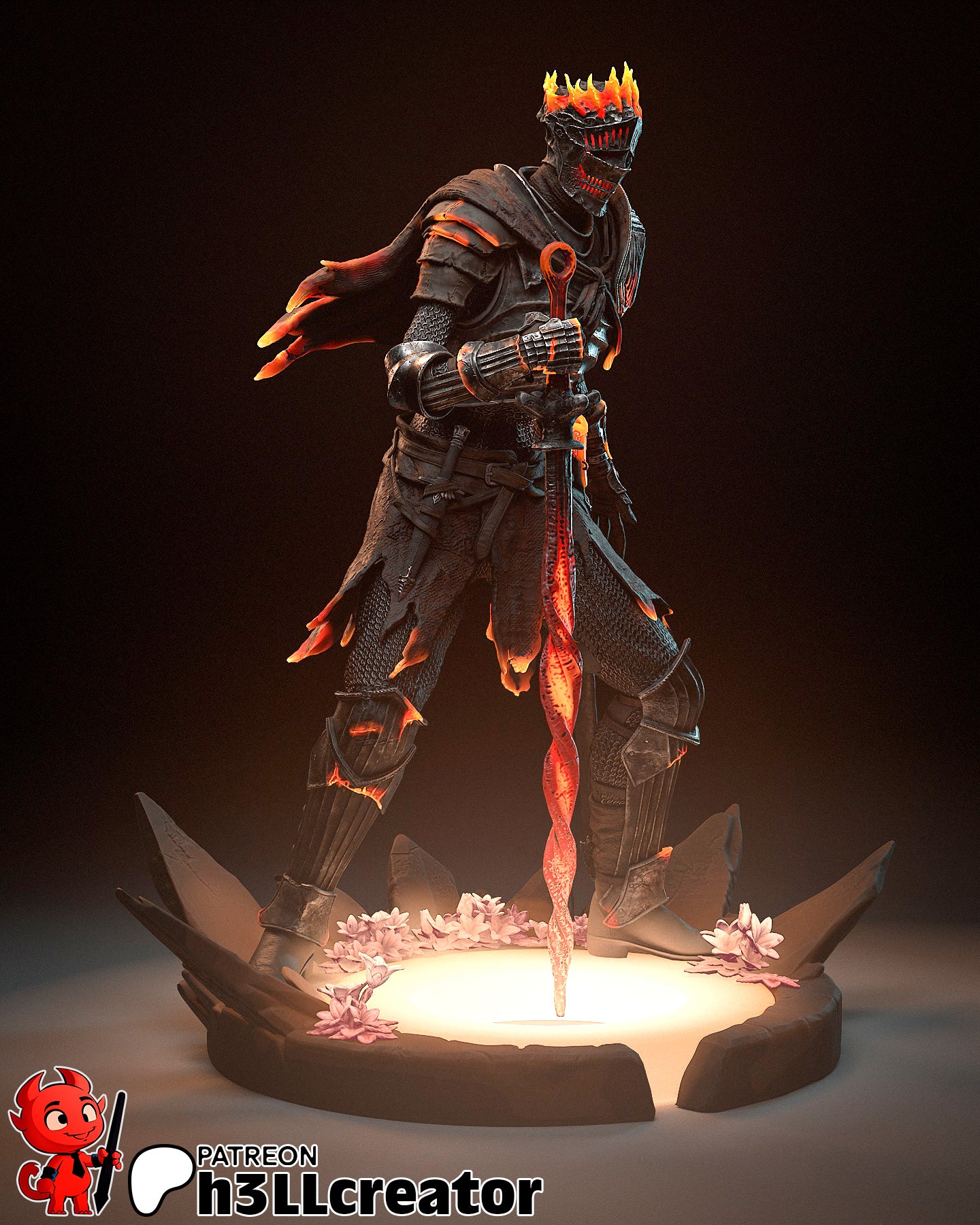 Soul of Cinders figure | figure inspired by  Dark Souls 3
