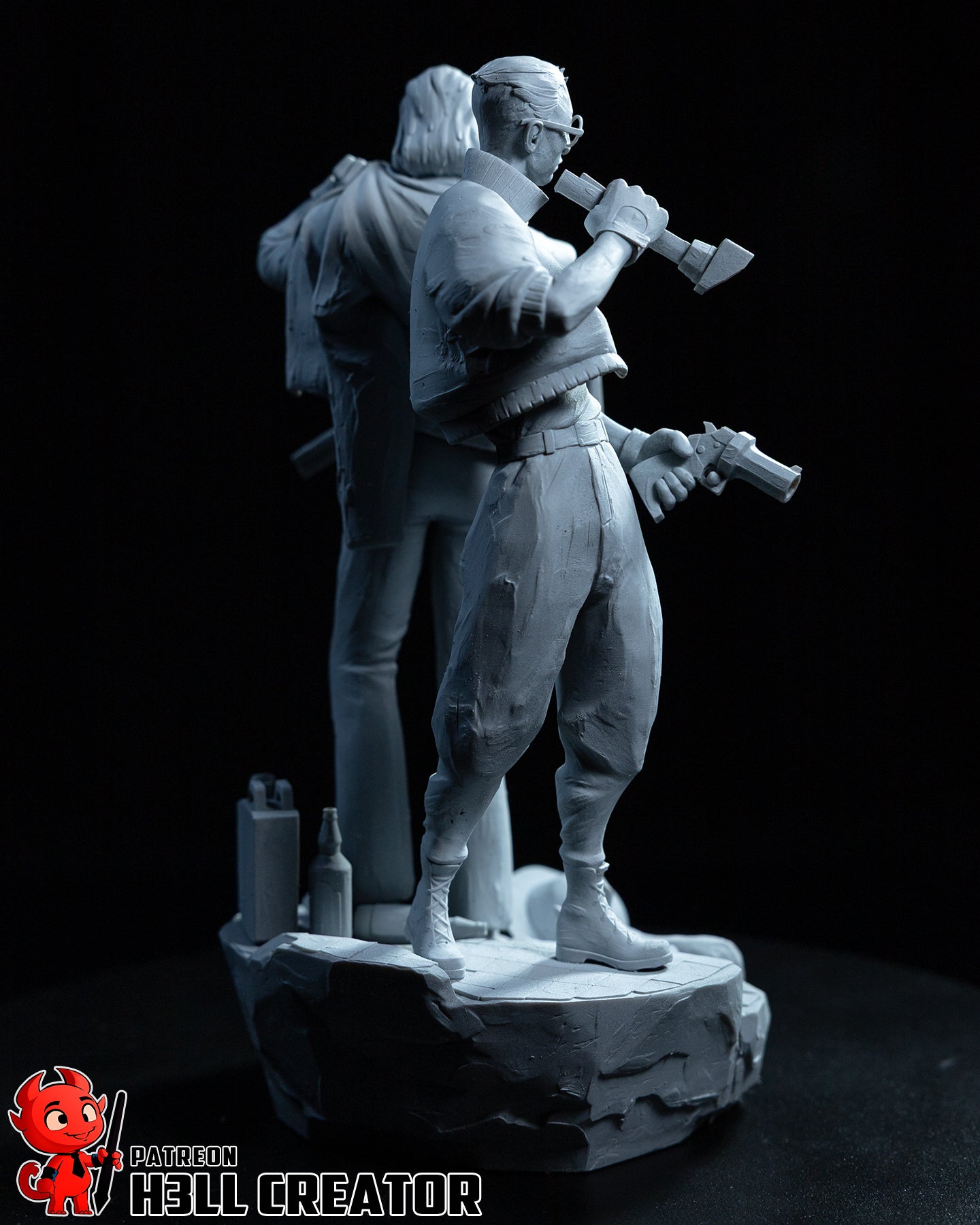 Harry and Kim figure | figure inspired by Disco Elysium