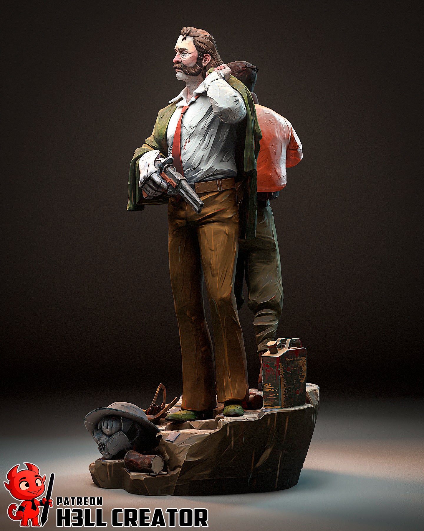 Harry and Kim figure | figure inspired by Disco Elysium