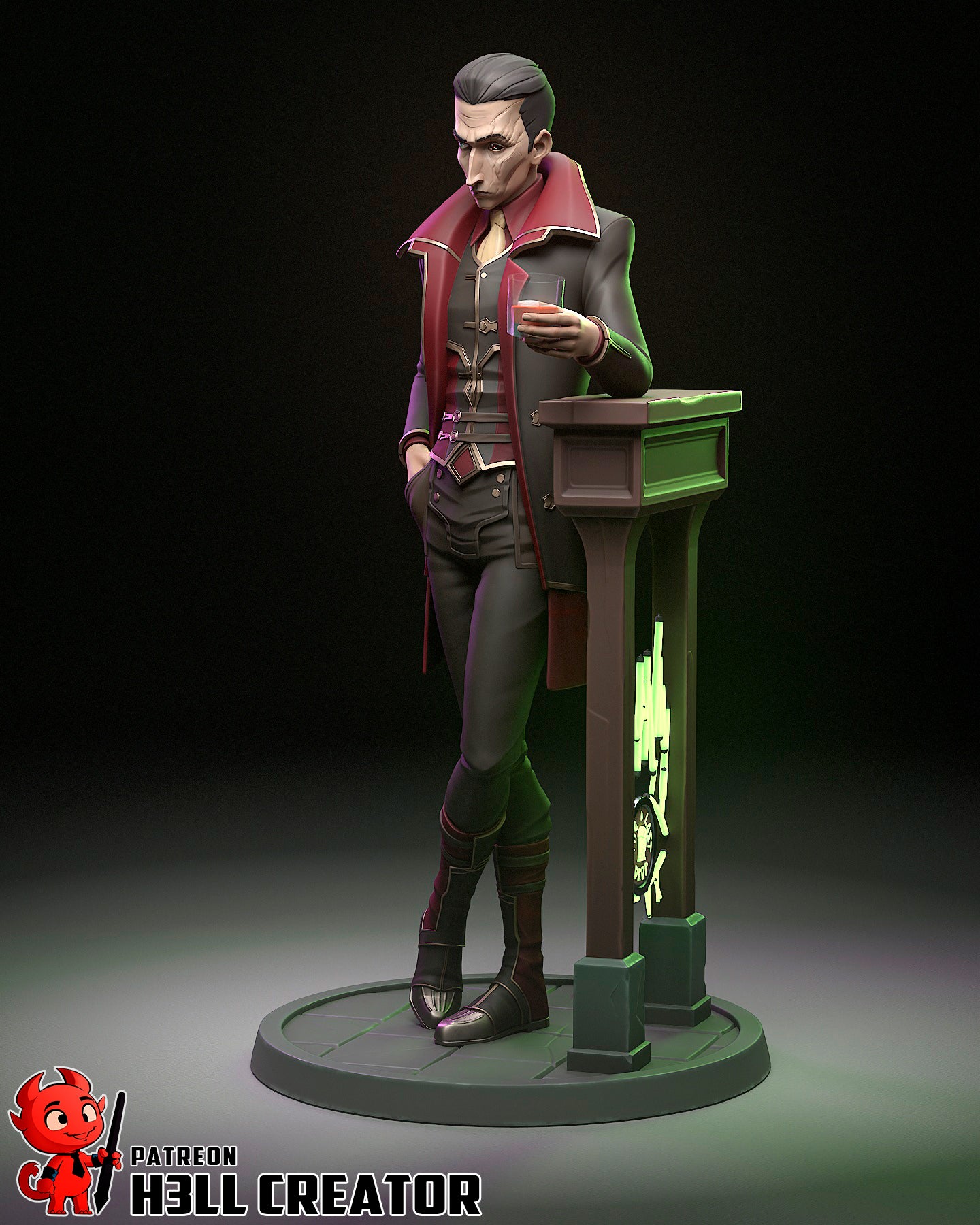 Silco figure | figure inspired by Arcane